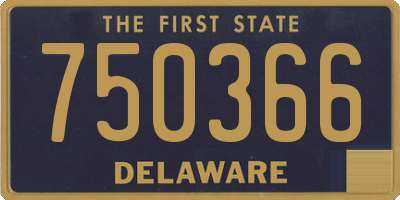 DE license plate 750366