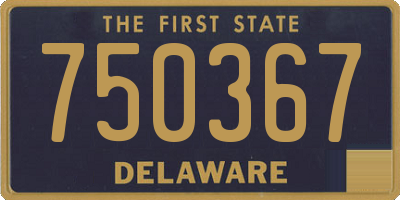 DE license plate 750367