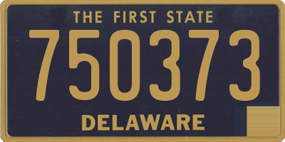 DE license plate 750373