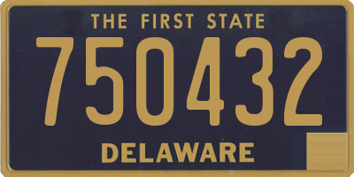 DE license plate 750432