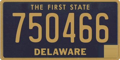 DE license plate 750466