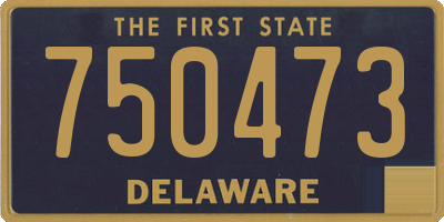 DE license plate 750473