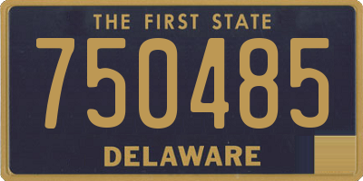 DE license plate 750485