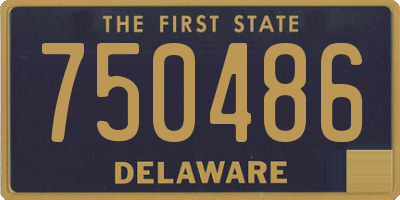 DE license plate 750486
