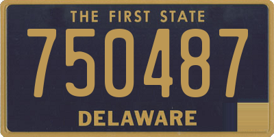 DE license plate 750487