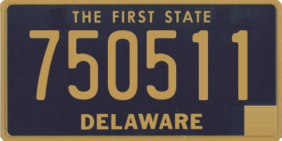 DE license plate 750511