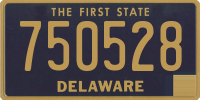 DE license plate 750528