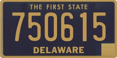 DE license plate 750615