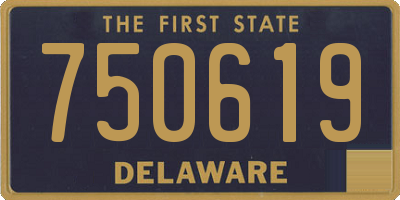 DE license plate 750619