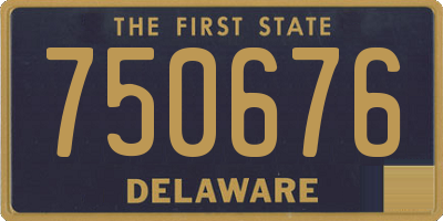 DE license plate 750676