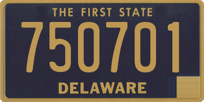DE license plate 750701