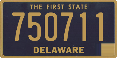 DE license plate 750711