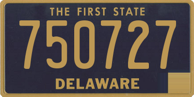 DE license plate 750727