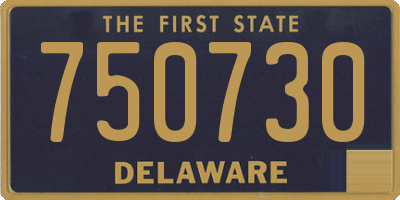 DE license plate 750730