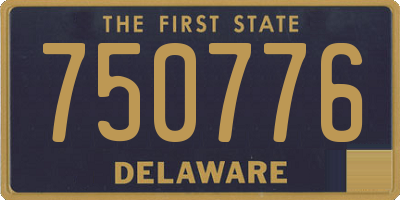 DE license plate 750776