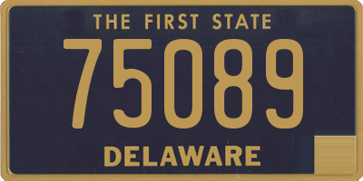 DE license plate 75089