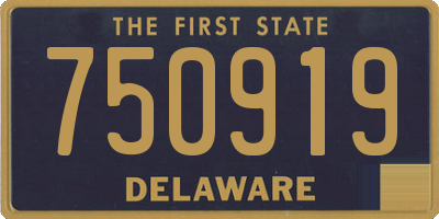 DE license plate 750919