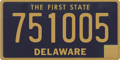 DE license plate 751005