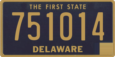 DE license plate 751014
