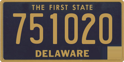DE license plate 751020