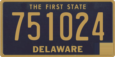 DE license plate 751024