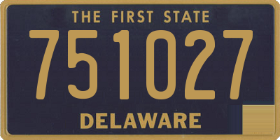 DE license plate 751027