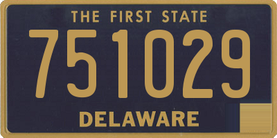 DE license plate 751029
