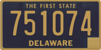 DE license plate 751074