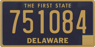 DE license plate 751084