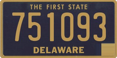 DE license plate 751093