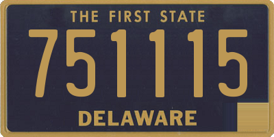 DE license plate 751115