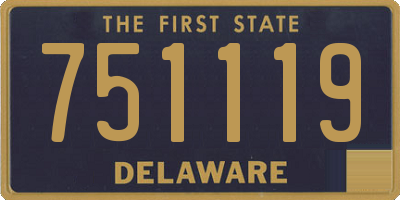 DE license plate 751119