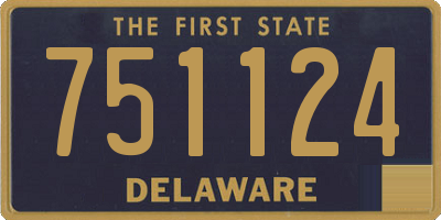 DE license plate 751124