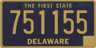 DE license plate 751155