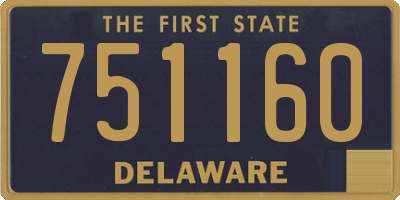 DE license plate 751160
