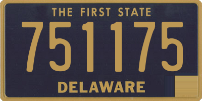 DE license plate 751175