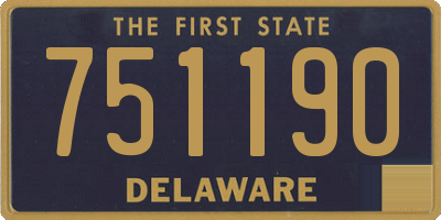 DE license plate 751190