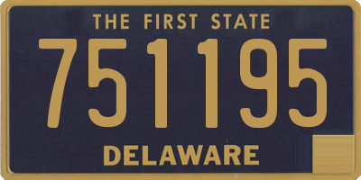 DE license plate 751195
