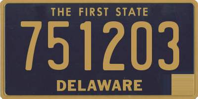 DE license plate 751203