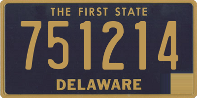 DE license plate 751214