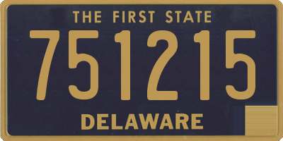 DE license plate 751215