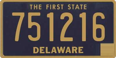 DE license plate 751216