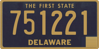 DE license plate 751221