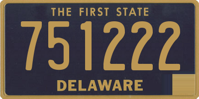 DE license plate 751222