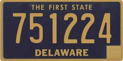 DE license plate 751224