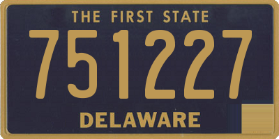 DE license plate 751227
