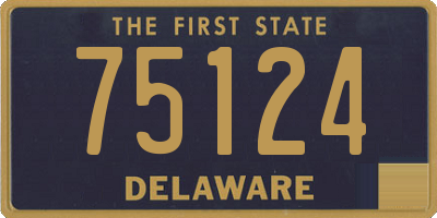 DE license plate 75124