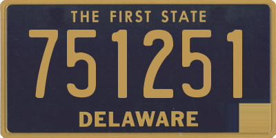 DE license plate 751251