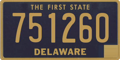 DE license plate 751260