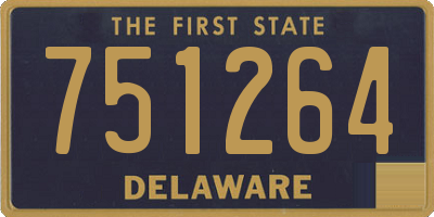 DE license plate 751264